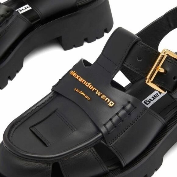 New Authentic Alexander Wang Carter Platform Fisherman Sandal (Women) - Picture 1 of 14